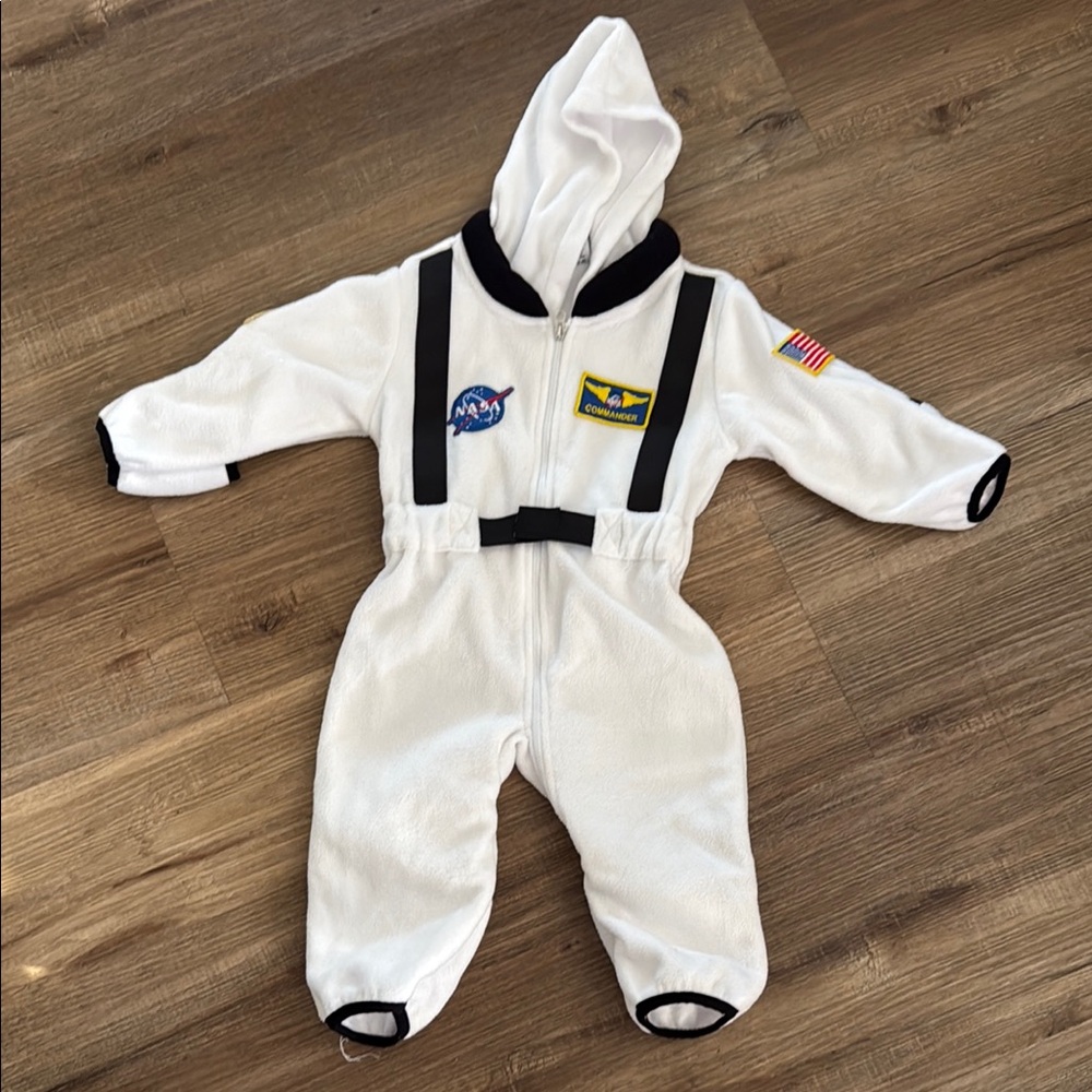 Kids Astronaut One Piece Costume - White